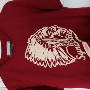 Syndicate burgundy T-shirt